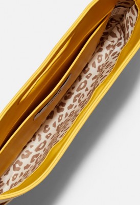 L. Woven Wonder Clutch - Yellow