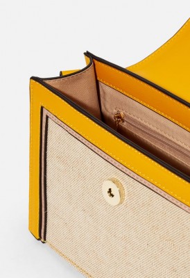 L. Circle Handle Crossbody Bag - Yellow