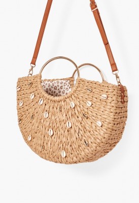 L. Beach Lover Puka Shell Tote