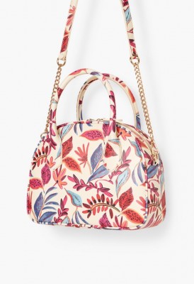 L. I'm The Boss Dome Satchel - Multi Floral Print