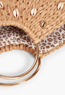 L. Beach Lover Puka Shell Tote