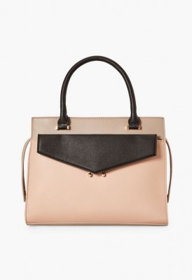 L. Colorblock Satchel - Blush Multi