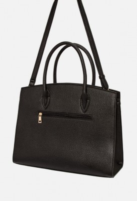 L. Lock Down Satchel - Black
