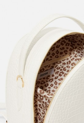 L. Sight Seeing Backpack - White Croc