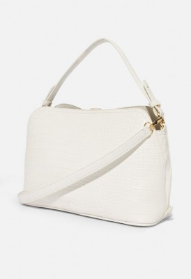 L. Open Dome Satchel - White