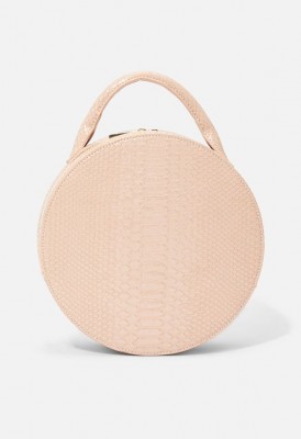 L. Circle Backpack - Blush Snake