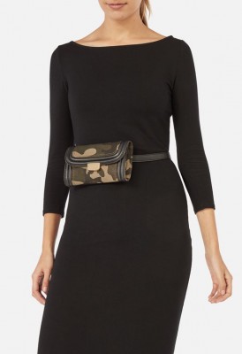 L. Pieced Belt Bag - Camo