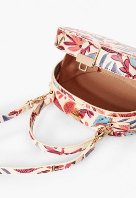 L. Oval You Around Crossbody Bag - Multi Floral Print